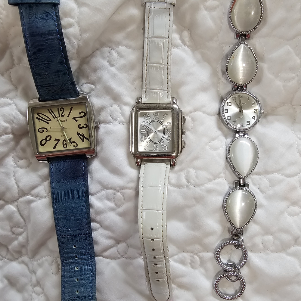 Chico's Watch LOT Bundle 3 Watches